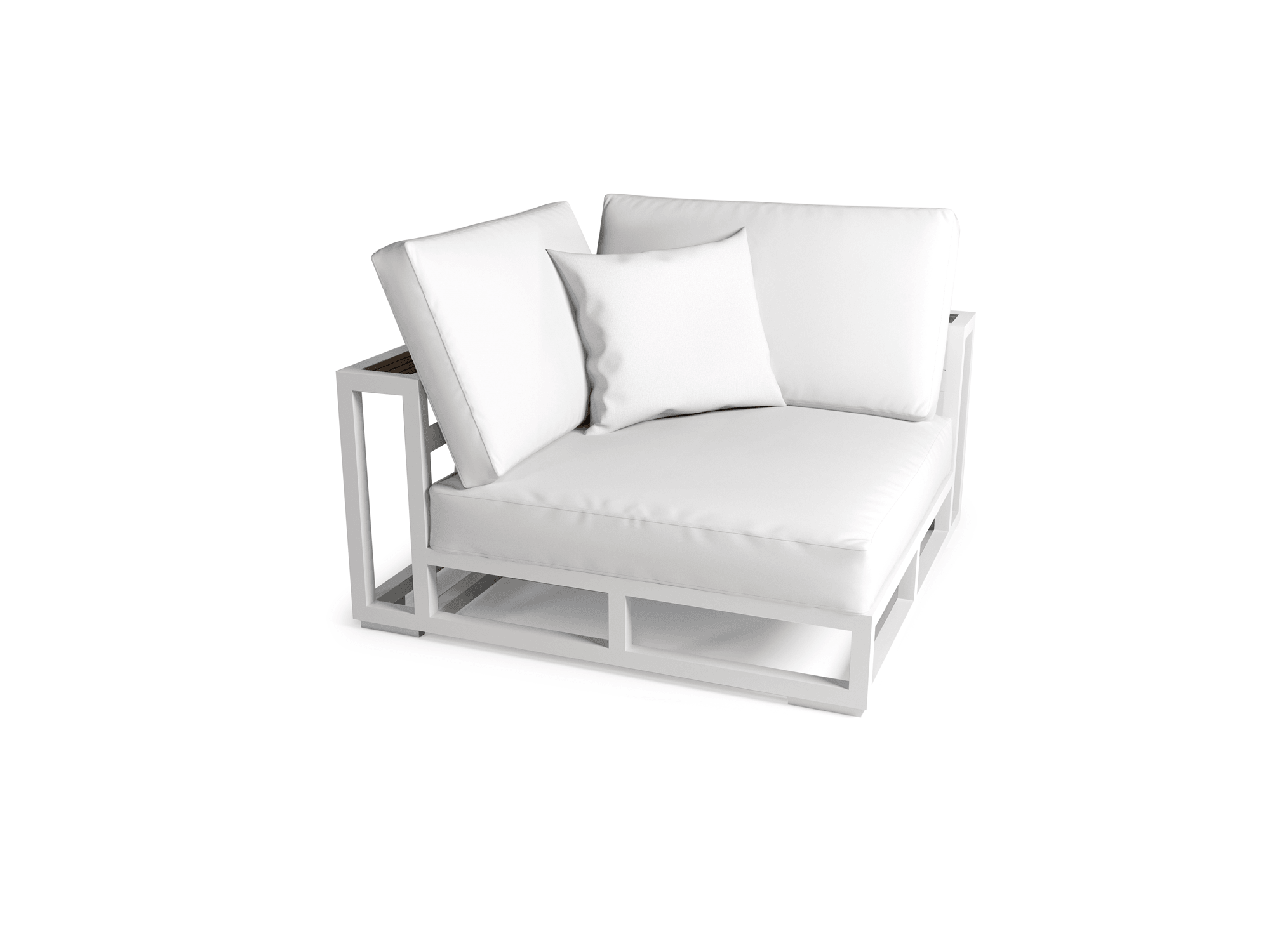 Delice Corner Unit in Griege - Euro Living Furniture
